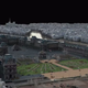 A partially rendered Paris from the VFX department working on Edge Of Tomorrow